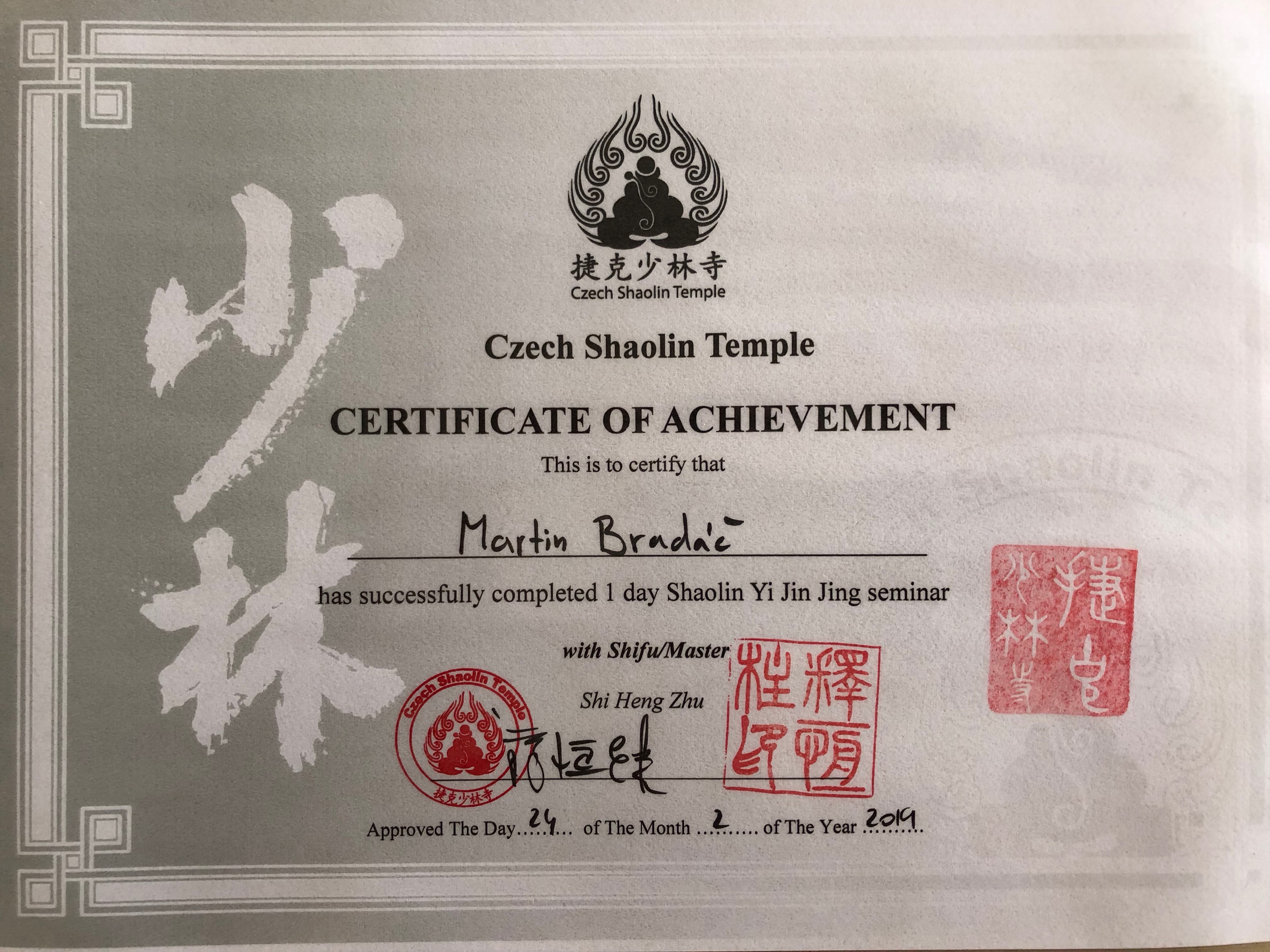 Shaolin YI jin Jing